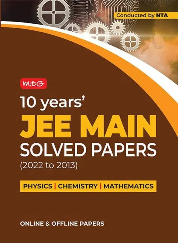 Flipkart MTG 10 Years' JEE MAIN Solved Papers (2013-2022) Online & Offline - JEE Mains PYQ Physics, Chemistry & Mathematics Book For 2023 Exam - image 2