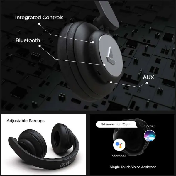 Boat boAt Rockerz 450 On-Ear Bluetooth Headphone - image 14