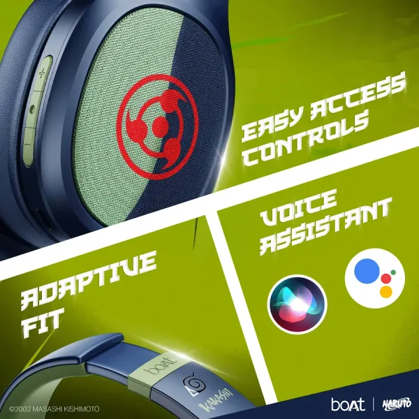 Boat boAt Rockerz 460 Naruto Series Wireless Headphones - image 4