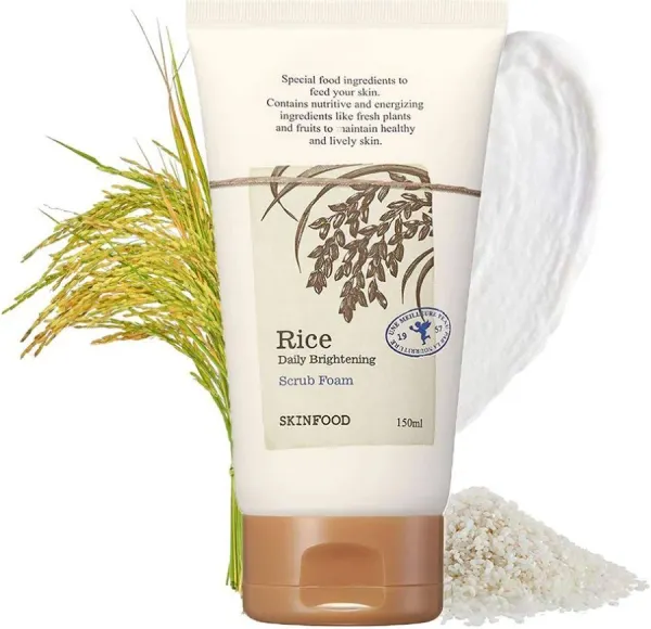 Skinfood Rice Daily Brightening Scrub Foam