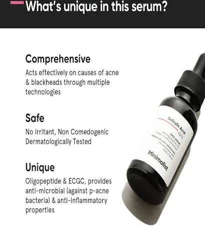 Minimalist Minimalist Anti Acne Solution-Face Serum 30 ml + Moisturizer 50g + Face Wash 100 ml (Pack) by Myntra - image 3