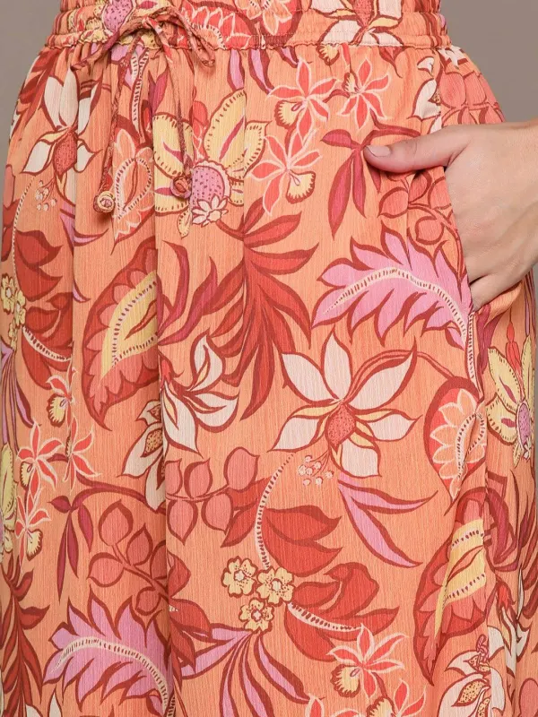 Ritu Kumar Orange Sherry Co-Ord Set - image 2