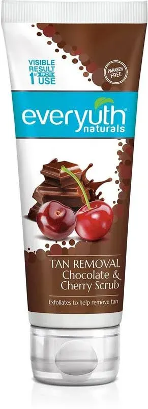 Everyuth Naturals Tan Removal Chocolate Cherry Scrub