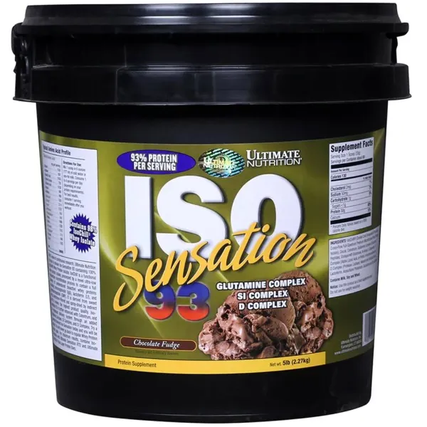  Ultimate Nutrition ISO Sensation 93 | 5lbs | Chocolate Fudge - image 1
