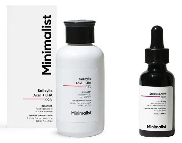 Minimalist Minimalist Set of Salicylic Acid 2% Face Serum - 10 ml & Face Wash - 100 ml (Pack) by Myntra - image 1