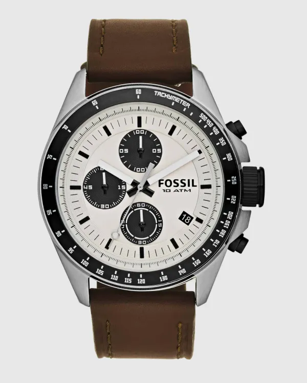 Amazon.in Fossil Chronograph Silver Dial Men's Watch - CH2882 - image 1