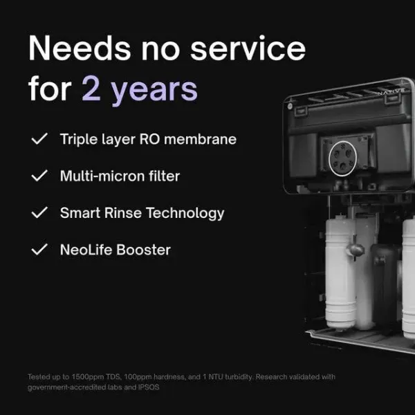 Buy Native by UC M2 RO + UV + UF + MTDS Water Purifier (Black) - image 12