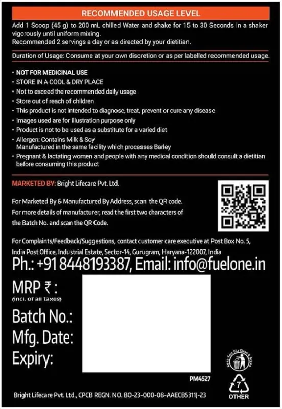 Fuel One Fuel One Fuelone Impact Whey Protein Powder - image 2