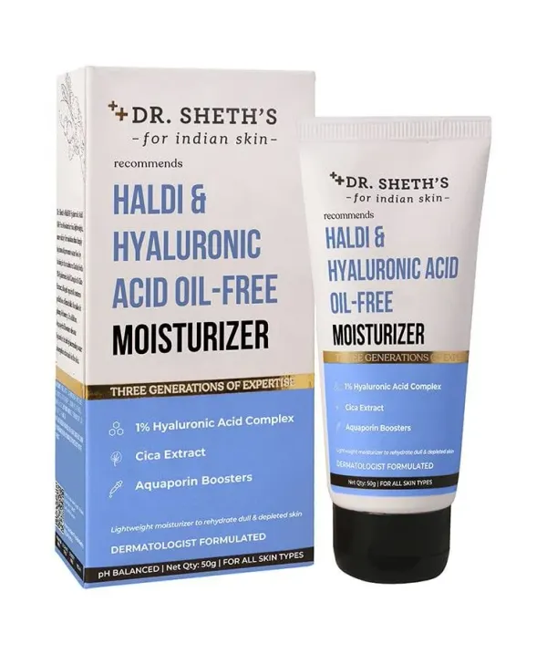 Dr. Sheth's Haldi & Hyaluronic Acid Oil-Free Moisturizer