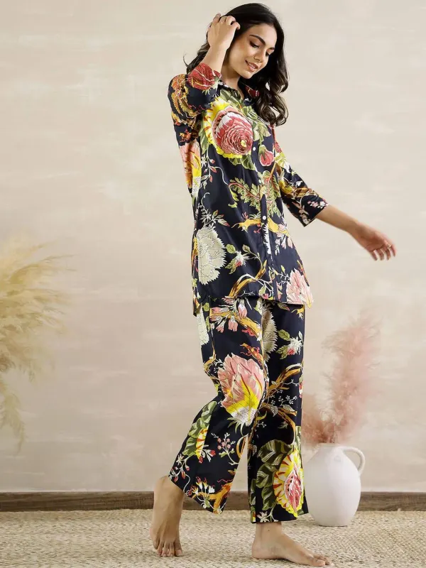 Myntra Mamicha Women Botanic Symphony Ready-to-Wear Coord Set(L) by Myntra - image 4