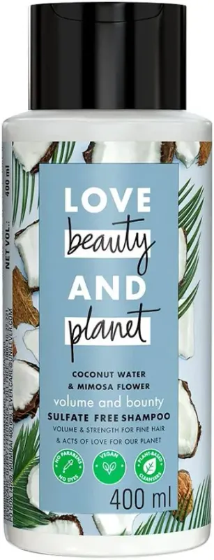 Love Beauty Planet Coconut Water and Mimosa Flower Shampoo