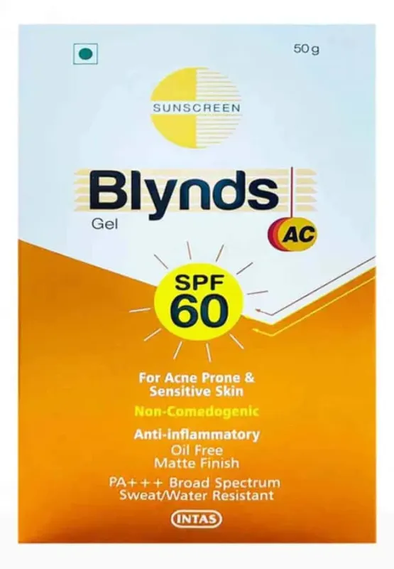 Blynds Ac Spf 60 Sunscreen Gel
