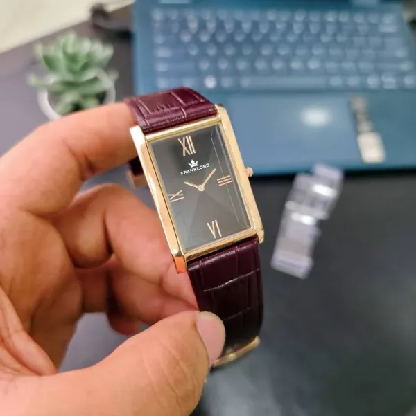 Franklord Franklord The Indian Tank – Black Royale | Luxury Slim Watch for Men (Cartier Inspired) - image 14