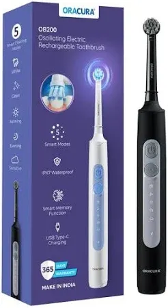 OB200 Oscillating Rechargeable Electric Toothbrush