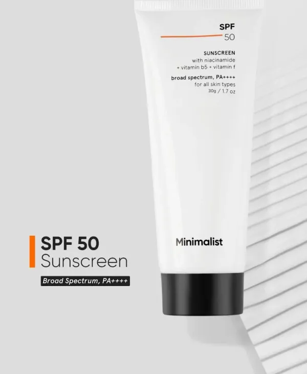 Minimalist Minimalist Set Of SPF 50 Sunscreen & Salicylic Acid Face Wash - 30g + 100ml (Pack) by Myntra - image 5