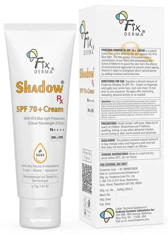 Fixderma Shadow Rx Sunscreen Cream