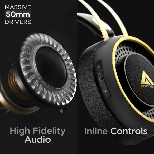 Boult Boult Audio ProBass Ranger Over-Ear Wireless Bluetooth Headphones - image 10