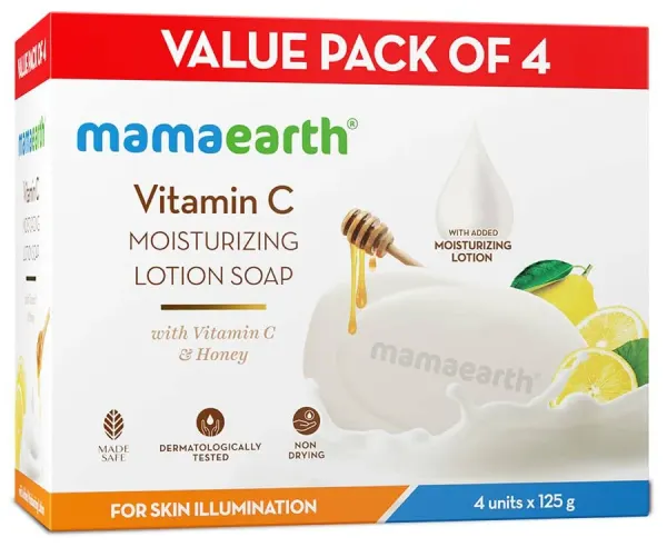 MamaEarth Vitamin C Moisturising Lotion Soap