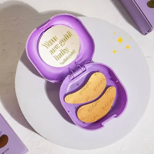 Gold Koqal Eye Jewels Reusable Under Eye Mask