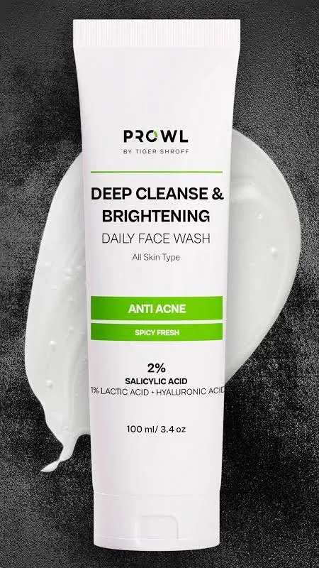 Prowl by Tiger Shroff Deep Cleansing Brightening Daily Face Wash