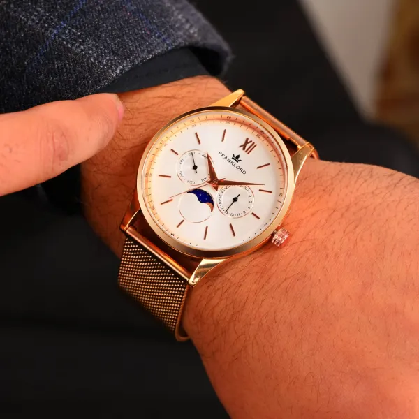 Franklord Franklord Lunar Classic - Eternal Moon Luxury Watch | Moon Phase, Stainless Steel - image 5