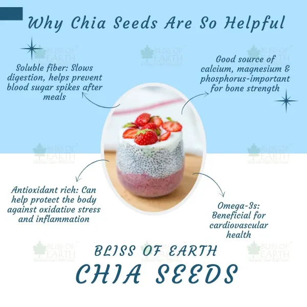 Bliss of Earth Organic Raw Chia Seeds 1kg - image 7