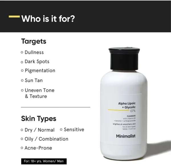 Minimalist Minimalist ALA & AHA Brightening Face Wash - image 4