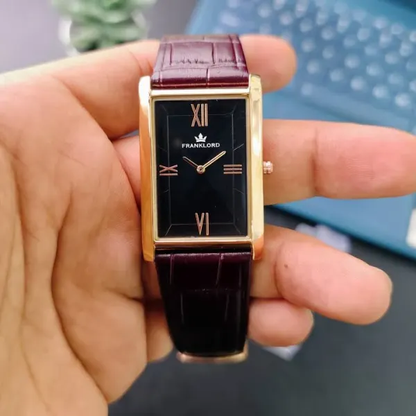 Franklord Franklord The Indian Tank – Black Royale | Luxury Slim Watch for Men (Cartier Inspired) - image 11