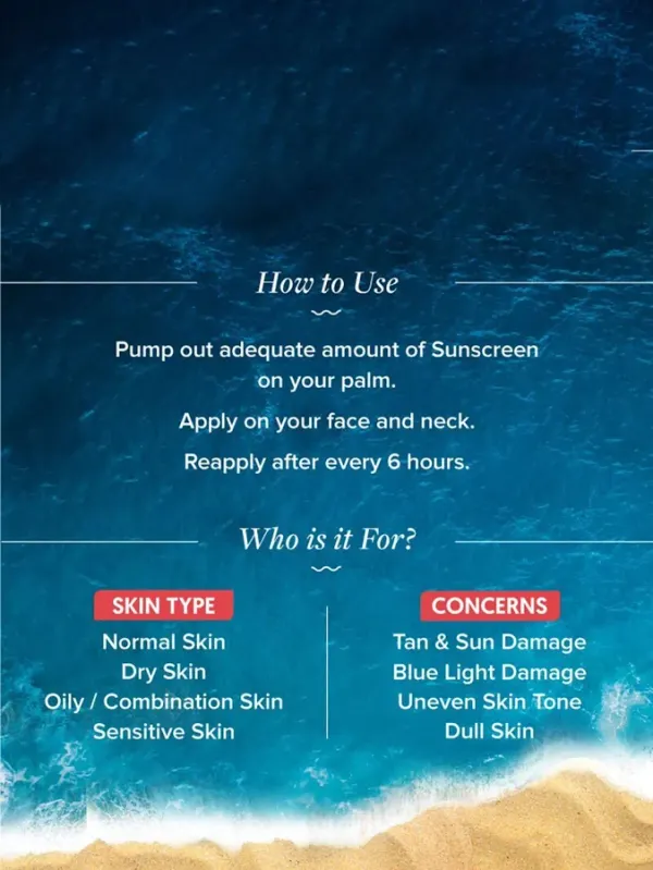 Aqualogica Aqualogica Set of 2 Detan+ Dewy SPF 50+ Lightweight No White Cast Sunscreen - 50 g each (Pack) by Myntra - image 2