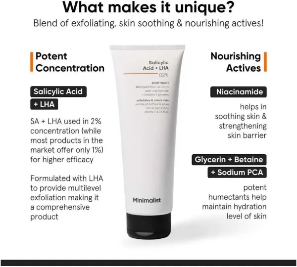 Minimalist Minimalist Salicylic Acid + LHA Body Wash - image 7