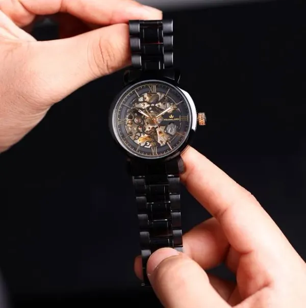 Franklord Franklord Mechanis Noir Eclipse - Luxury Automatic Skeleton Watch - image 5