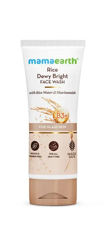 Mamaearth Mamaearth Rice Face Wash With Rice Water & Niacinamide for Glass Skin At Nykaa, Best Beauty Products Online - image 1