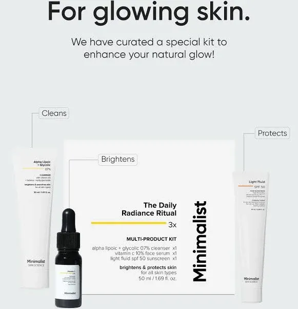 Minimalist Minimalist Daily Radiance Ritual Kit - image 5