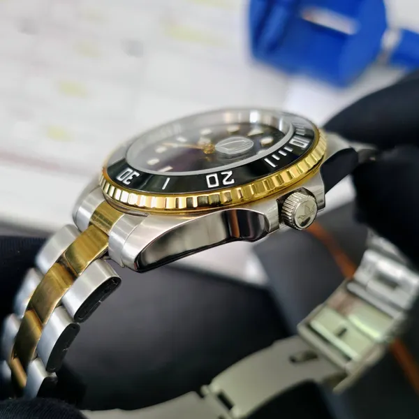 Franklord Franklord Regal Mariner – Onyx Gold | Black-Gold Stainless Steel Luxury Watch for Men - image 10