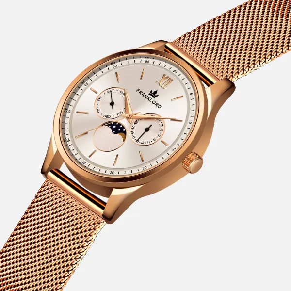 Franklord Franklord Lunar Classic - Eternal Moon Luxury Watch | Moon Phase, Stainless Steel - image 2