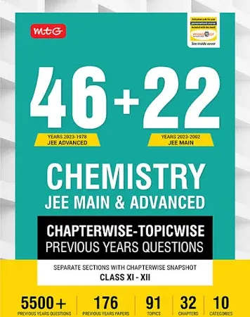 Bookscape Mtg 47 + 23 Years Jee Main (2024-2002) And Jee Advanced (2024-1978) Chapter-wise Topic-wise Previous Years Solved Question Papers Chemistry Book – - image 2