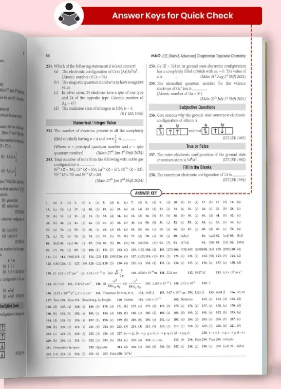 MTG Learning Media MTG 48 + 24 Years JEE Main (2025-2002) and JEE Advanced (2025-1978) Chapter-wise Topic-wise Previous Years Solved Papers Chemistry Book | PYQ Question - image 5