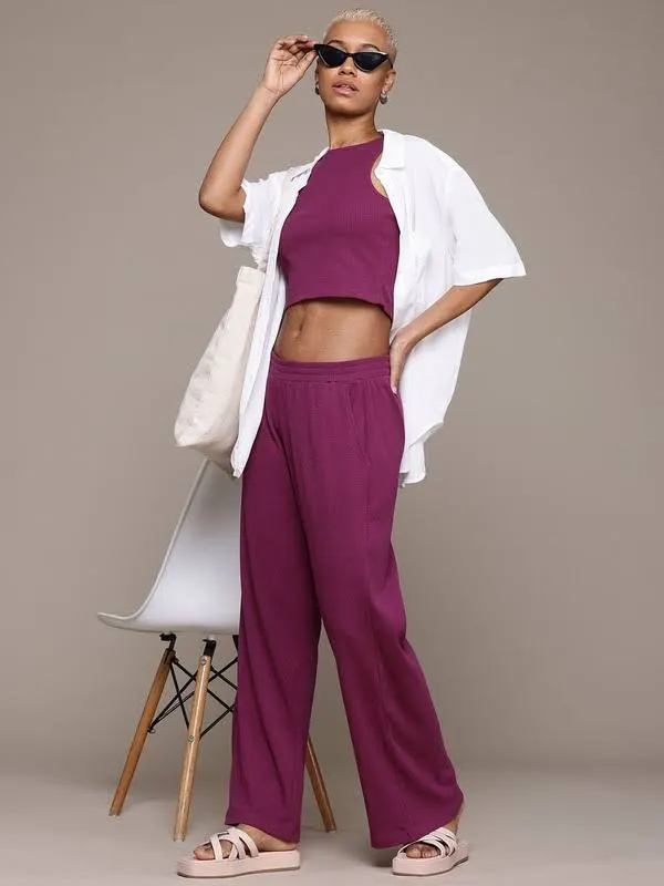 Flipkart Roadster Top Pant Co-ords Set - image 2