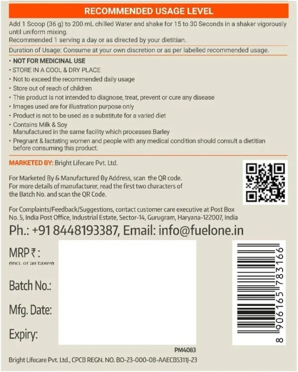 Fuel One FUELONE Whey Max Whey Protein Concentrate & Whey Protein Isolate | 27g Protein (Chocolate, 2kg / 4.4lbs) - image 4