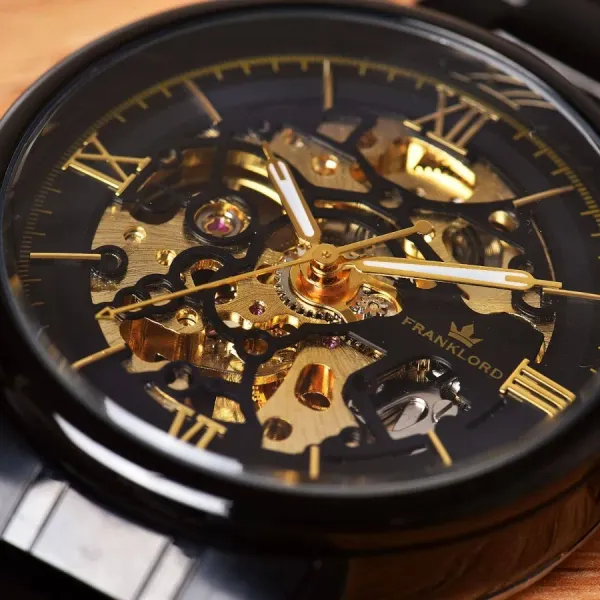 Franklord Franklord Mechanis Noir Eclipse - Luxury Automatic Skeleton Watch - image 8