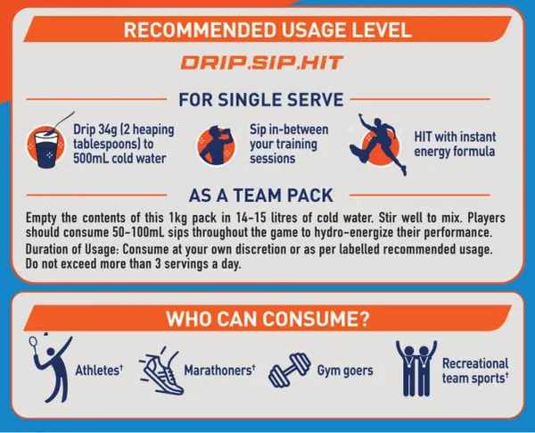 Flipkart Muscleblaze Fuel One Sports Hydr8 Isotonic Instant Energy Formula Nutrition Drink - image 6