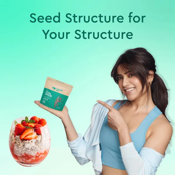 Nourish You Buy Organic Black Chia Seeds - Edible Seeds | Nourish You 1 kg Pack - image 4