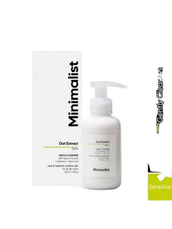 Purplle.com - PPLID384 Minimalist Gentle Face Wash - Oat Extract, Hyaluronic Acid, Vitamin B5 for Sensitive Skin for Moisturising/Skin Nourishment - image 2