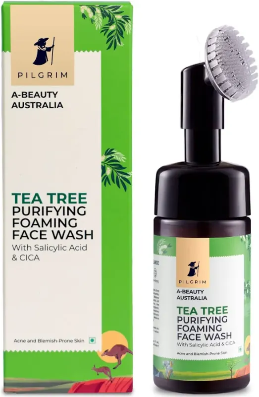 Pilgrim Tea Tree Purifying Foaming Face Wash