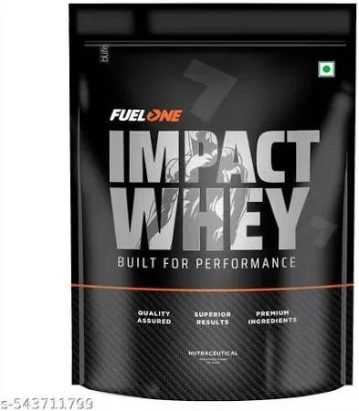  FUELONE Impact Whey Protein Powder, Chocolate (1kg / 2.2lbs) | 22.50g Protein per Scoop - image 1