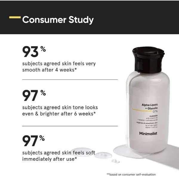 Minimalist Minimalist ALA & AHA Brightening Face Wash - image 5