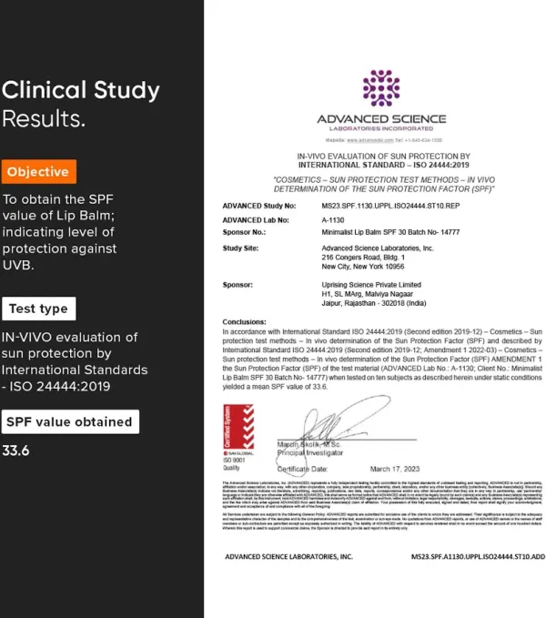 Minimalist Vanity Wagon Minimalist Lip Balm SPF 30 - image 14