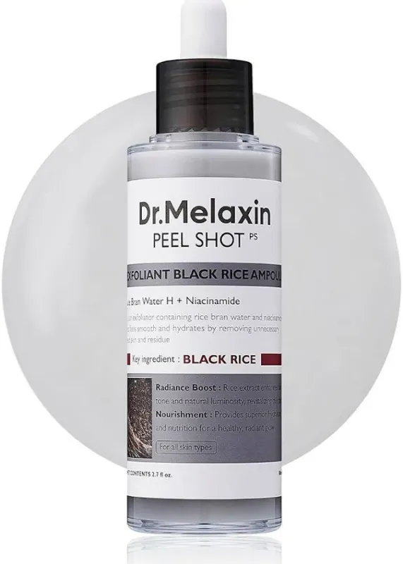Dr.Melaxin Exfoliant Black Rice Ampoule Peel Shot