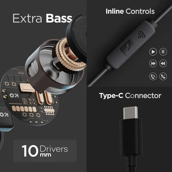 Boult Boult Audio X1 Pro Wired Earphones - image 4