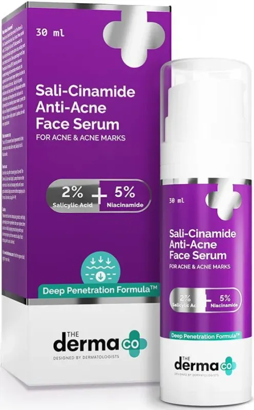 The Derma Co Sali-Cinamide Anti-Acne Face Serum
